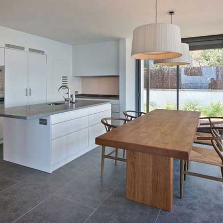 grey-argent Kitchen floor